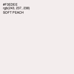 #F3EDEE - Soft Peach Color Image